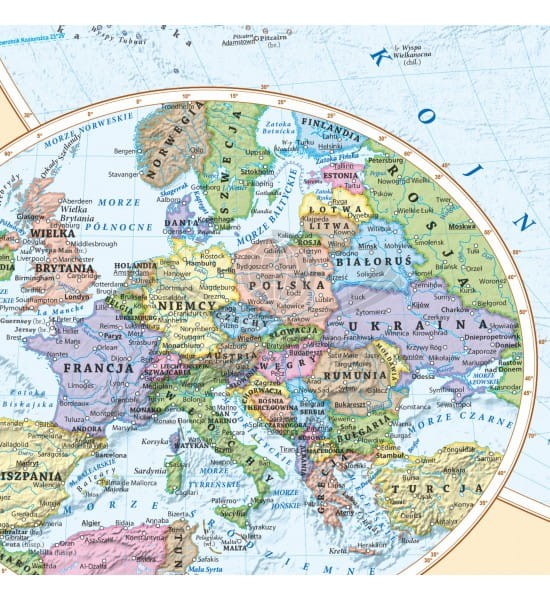 Świat. Plan lekcji + mapa polityczna. Fragment 2