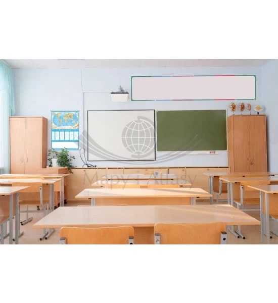 Świat. Plan lekcji + mapa fizyczna. Przykładowa aranżacja 2