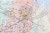 Mazowsze / Województwo mazowieckie 1:225 000. Mapa. Rama alu SLIM. Fragment 5