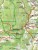 Toskania. Zestaw czterech map turystycznych 2440 wydawnictwa Kompass. Mapa 2 - fragment 2