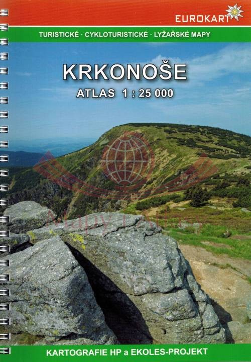 Karkonosze 1:25 000. Atlas turystyczny. Kartografie HP