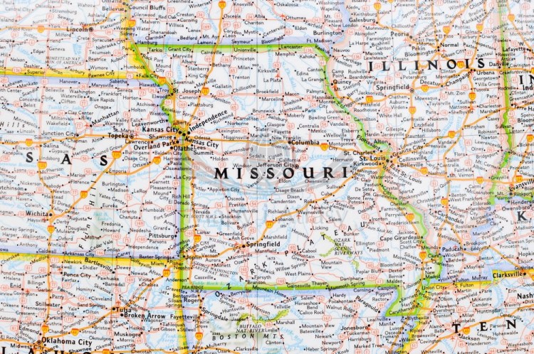 USA 1:4 561 000. Mapa polityczna w wersji magnetycznej. Wydawnictwo: National Geographic. Fragment 1