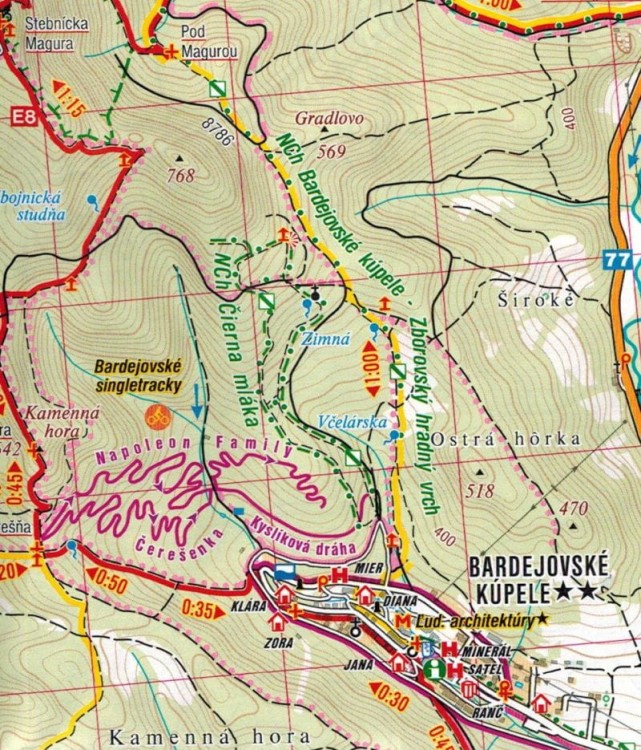 Słowacja 1:40 000. Zestaw 48 map turystycznych wydawnictwa Shocart. Fragment 3