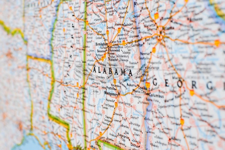 USA 1:4 561 000. Mapa polityczna w ramie drewnianej. Wydawnictwo: National Geographic. Fragment 8