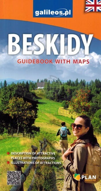 Beskidy. Przewodnik z mapami / Guidebook with maps. Wersja angielska. Galileos