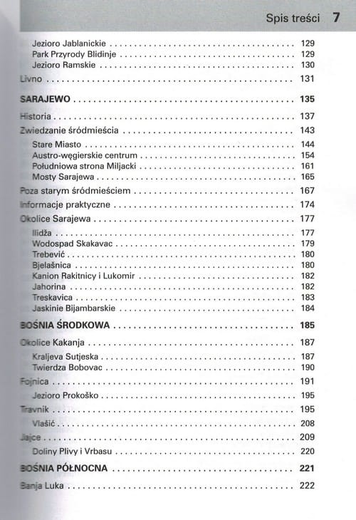 Bośnia i Hercegowina. Przewodnik wydawnictwa Rewasz. Spis treści 3