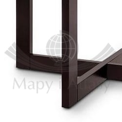 Globus Cross Blue 50 cm. Fizyczny i polityczny, podświetlany. Producent: Nova Rico. Podstawa