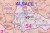 Francja 1:1 000 000. Mapa administracyjna z kodami pocztowymi w wersji do wpinania. Wydawnictwo: Stiefel. Fragment 5