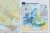 Europa. Mapa polityczna i fizyczna. Podkładka na biurko. Fragment 10