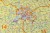 Niemcy 1:750 000. Mapa ścienna administracyjna z kodami pocztowymi. Wydawnictwo: Stiefel. Fragment 1