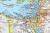 Afryka. Mapa polityczna w ramie drewnianej. Wydawnictwo: National Geographic. Fragment 9