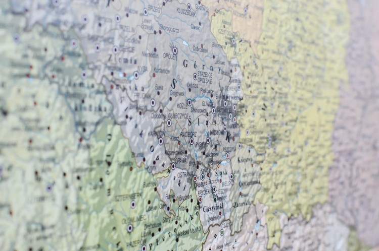 Polska. Regiony historyczne / Poczet królów i książąt polskich. Mapa ścienna. Fragment 6