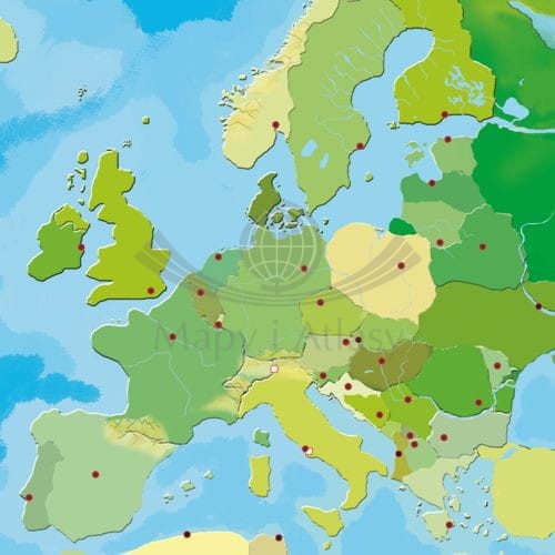 Świat Młodego Odkrywcy. Dwustronna podkładka na biurko do ćwiczeń dla dzieci + pisak. Strona 2 - fragment 1