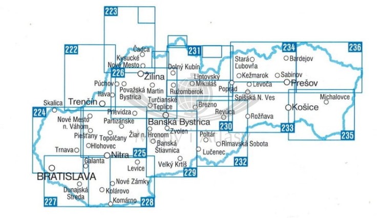Mała i Wielka Fatra. Mapa turystyczna 226 wydawnictwa Shocart. Pozostałe publikacje