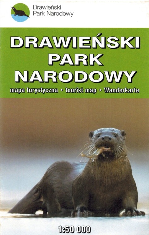 Drawieński Park Narodowy. Mapa turystyczna wydawnictwa Eko-Graff. Okładka