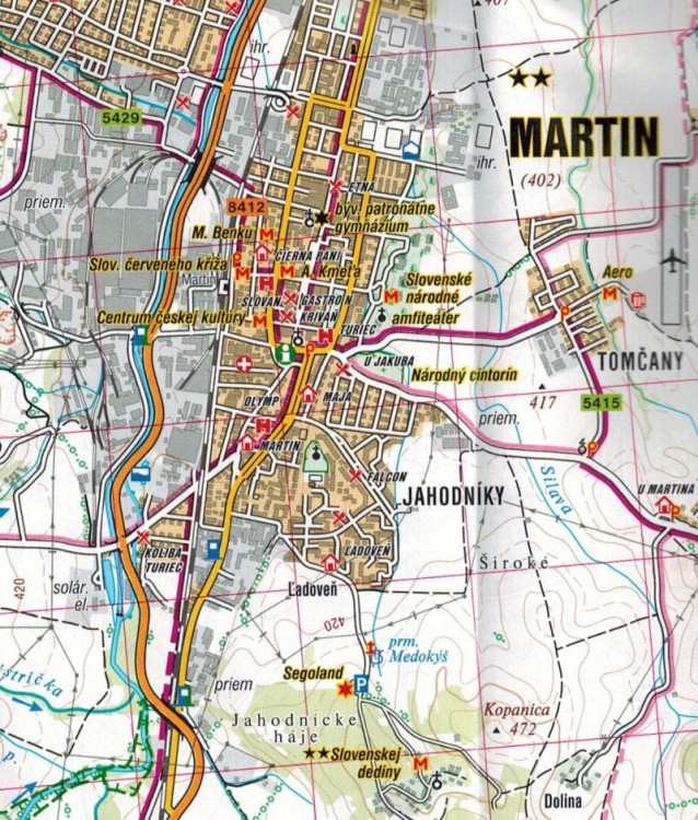 Słowacja 1:40 000. Zestaw 48 map turystycznych wydawnictwa Shocart. Fragment 2