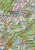 Dolomity. Zestaw czterech map turystycznych 672 wydawnictwa Kompass. Mapa 1 - fragment