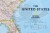 USA 1:4 561 000. Mapa polityczna w ramie drewnianej. Wydawnictwo: National Geographic. Legenda