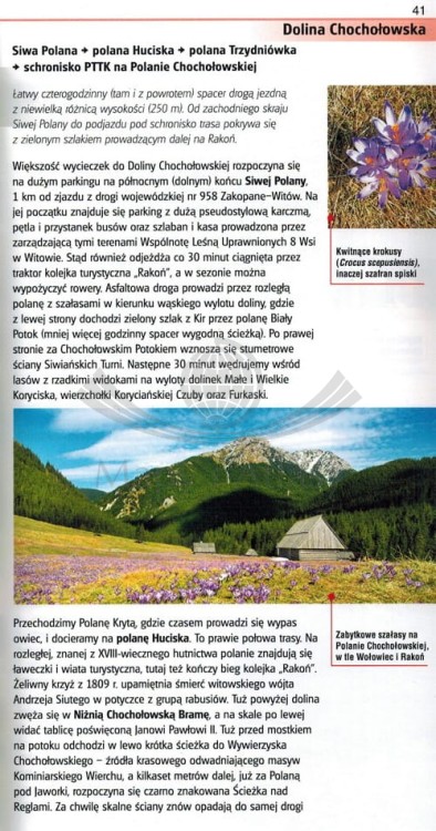 Zakopane i Tatry polskie. Przewodnik z mapami wydawnictwa Gauss. Przykładowa strona 2