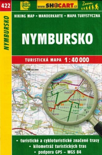 Okolice Nymburku mapa turystyczna wydawnictwa Shocart. Okładka