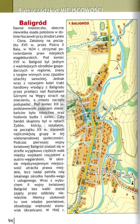 Bieszczady 3 w 1. Niezbędnik turystyczny wydawnictwa WiT. Przykładowa strona 3
