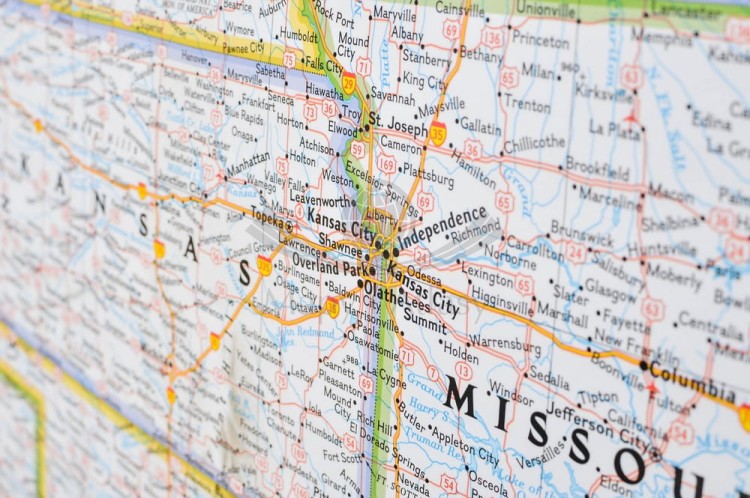 USA / Stany Zjednoczone 1:2 815 000. Mapa ścienna polityczna wydawnictwa National Geographic. Fragment 7