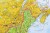 Ameryka Północna 1:7 000 000. Mapa polityczna w ramie drewnianej wydawnictwa Maps International. Fragment 1