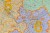 Niemcy 1:750 000. Mapa administracyjna z kodami pocztowymi w wersji do wpinania. Wydawnictwo: Stiefel. Fragment 5