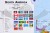 Ameryka Północna 1:7 000 000. Mapa polityczna w ramie drewnianej wydawnictwa Maps International. Legenda