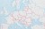 Świat 1:26 000 000. Dwustronna mapa ścienna wydawnictwa Meridian. Konturowa (do ćwiczeń). Fragment 1