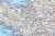 Francja, Belgia, Holandia, Anglia, Walia 1:1 953 000. Mapa polityczna w ramie drewnianej. Wydawnictwo: National Geographic. Fragment 4