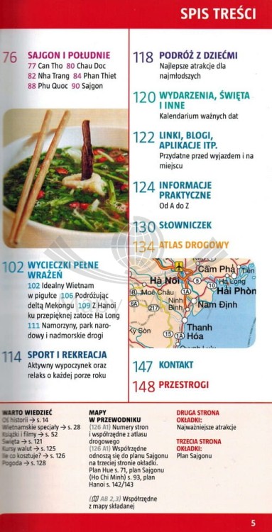 Wietnam. Przewodnik z mapą w etui wydawnictwa Marco Polo. Spis treści 2
