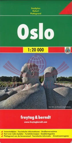 Oslo 1:20 000. Mapa / Plan miasta. Freytag & Berndt