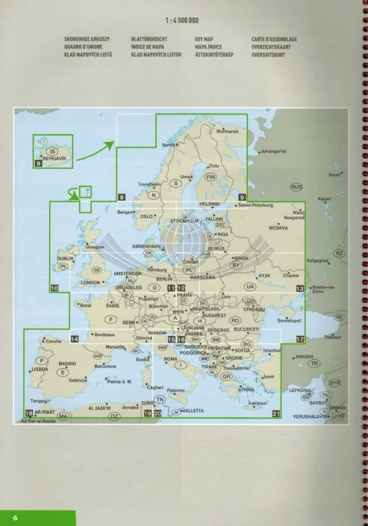 Polska 1:300 000. Atlas samochodowy wydawnictwa Marco Polo. Przykładowe strony 1