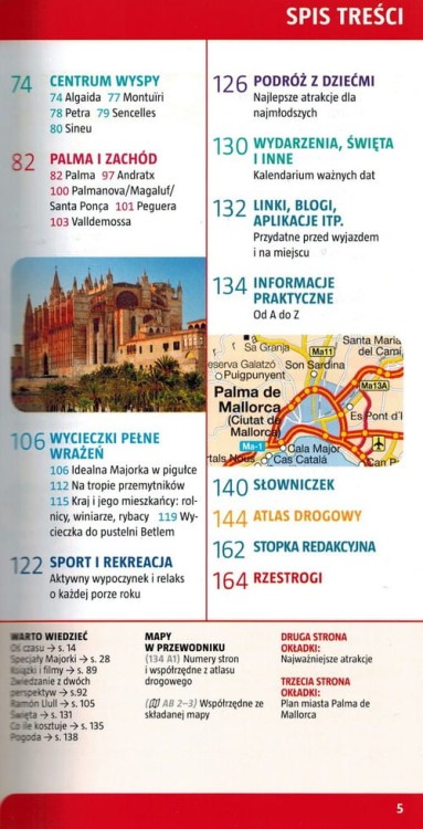 Majorka. Przewodnik z mapą w etui wydawnictwa Marco Polo. Spis treści 2