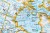 Ameryka Północna i Południowa 1:19 100 000. Mapa polityczna w ramie drewnianej.  Wydawnictwo: National Geographic. Fragment 5