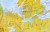 Ameryka Północna 1:7 000 000. Mapa polityczna w wersji do wpinania wydawnictwa Maps International. Fragment 12