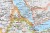 Afryka. Mapa polityczna w ramie drewnianej. Wydawnictwo: National Geographic. Fragment 2