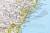 Australia 1:6 413 000 . Mapa polityczna w wersji magnetycznej. Wydawnictwo: National Geographic. Fragment 3