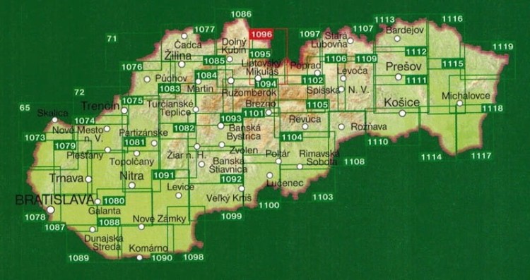 Tatry Zachodnie. Mapa turystyczna 1096 wydawnictwa Shocart. Pozostałe publikacje
