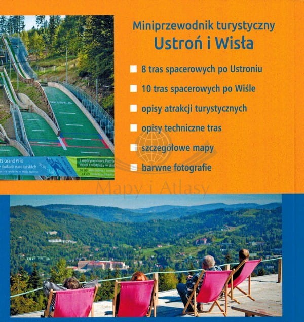 Ustroń i Wisła. Miniprzewodnik turystyczny wydawnictwa Compass. Okładka tył