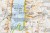 Ziemia Święta 1:405 500. Mapa polityczna w ramie drewnianej. Wydawnictwo: National Geographic. Fragment 1