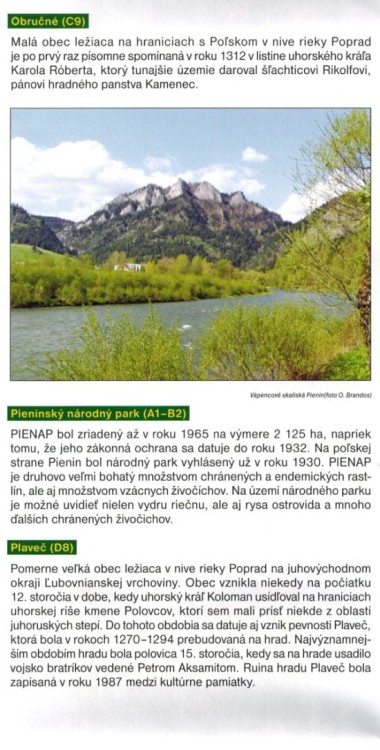 Magura Spiska. Mapa turystyczna 1107 wydawnictwa Shocart. Infomator - fragment