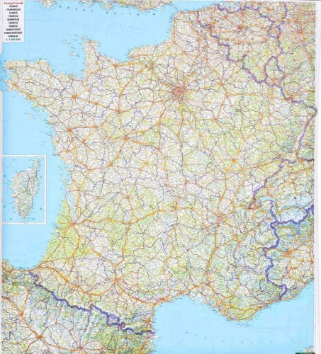 Francja 1:1 000 000. Mapa drogowa w wersji magnetycznej wydawnictwa Freytag & Berndt
