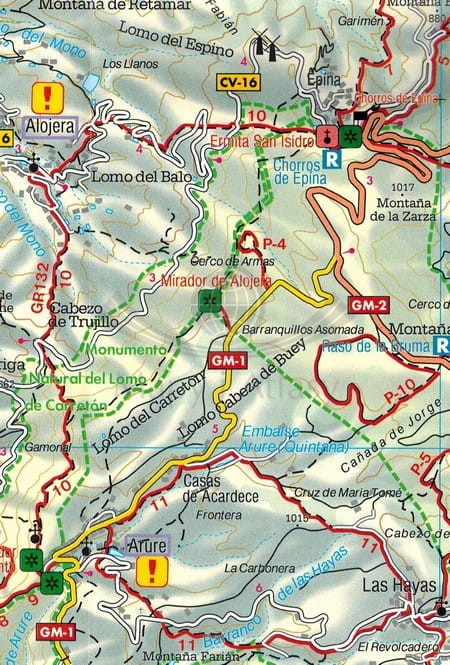 Gomera 1:35 000. Mapa samochodowo-turystyczna wydawnictwa Freytag & Berndt. Fragment 1