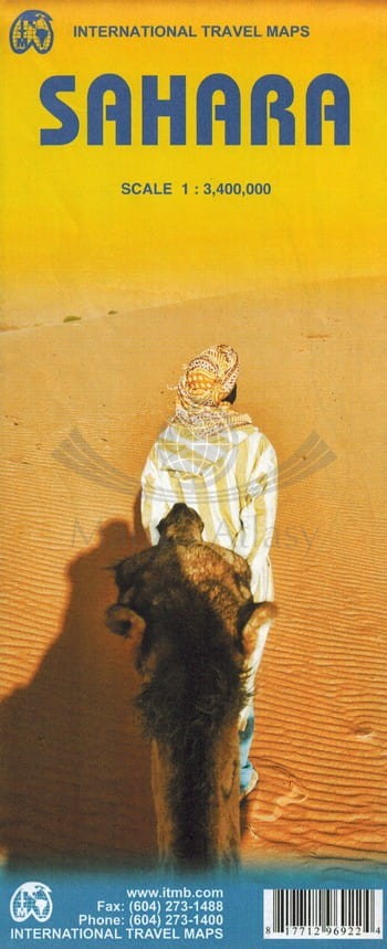 Sahara 1:3 400 000. Mapa samochodowo-turystyczna. ITMB