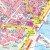 Barcelona. Mapa/ Plan miasta wydawnictwa Freytag & Berndt. Fragment