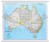 Australia 1:6 413 000. Mapa ścienna polityczna. Wydawnictwo: National Geographic