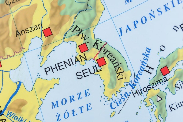 Azja. Dwustronna mapa ścienna. Strona krajobrazowa, fragment 5