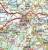 Województwo dolnośląskie 1:270 000. Mapa administracyjno-turystyczna wydawnictwa BiK.  Fragment 2